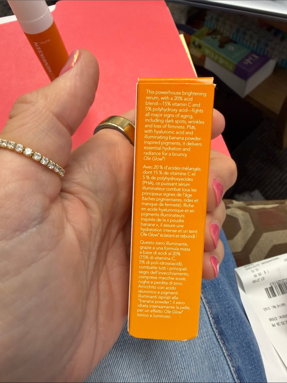Olehenriksen Strength Trainer peptide boost moisturizer/ vitamin C serum - Picture 12 of 16
